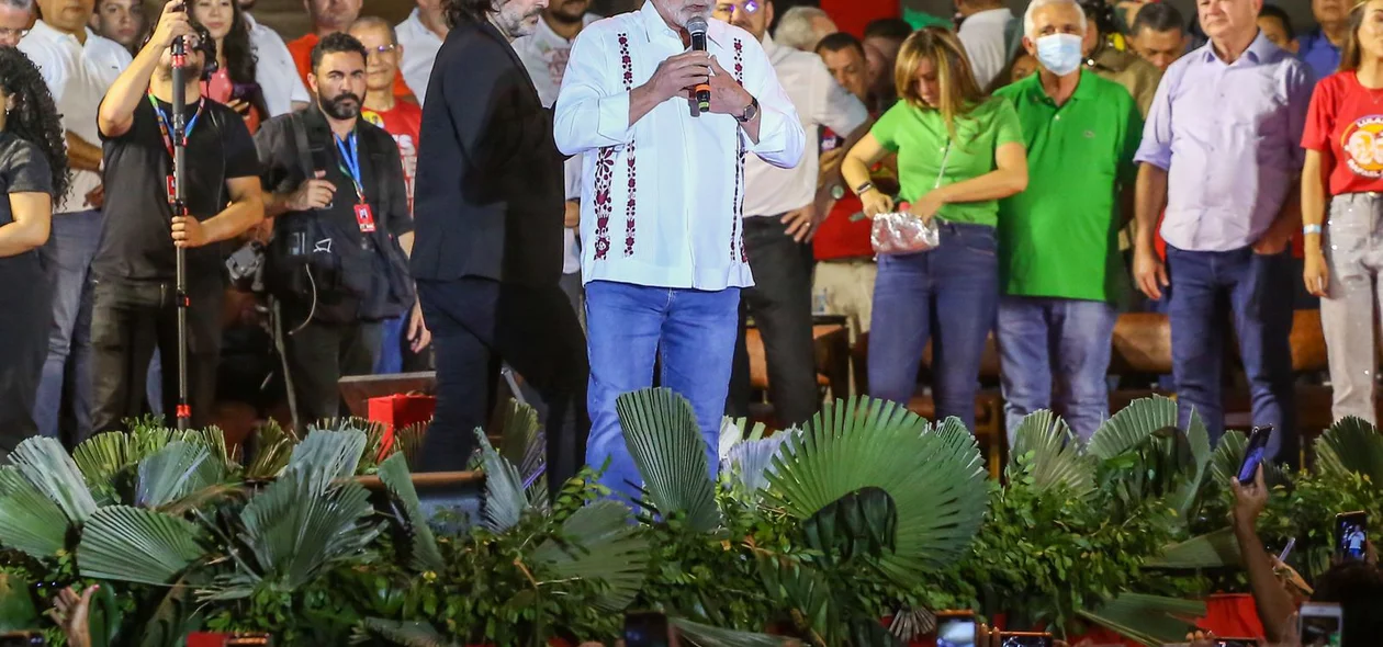 Lula estave em Teresina para campanha de Rafael Fonteles