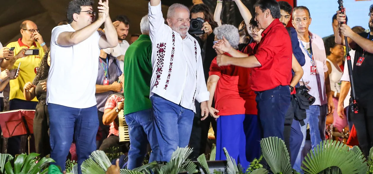 Lula no evento organizado pelo PT