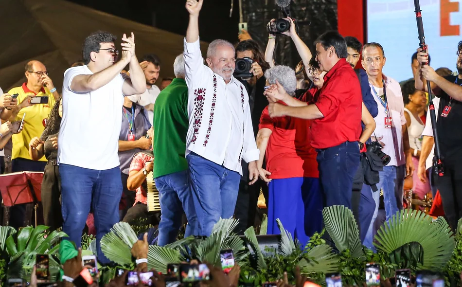 Lula no evento organizado pelo PT