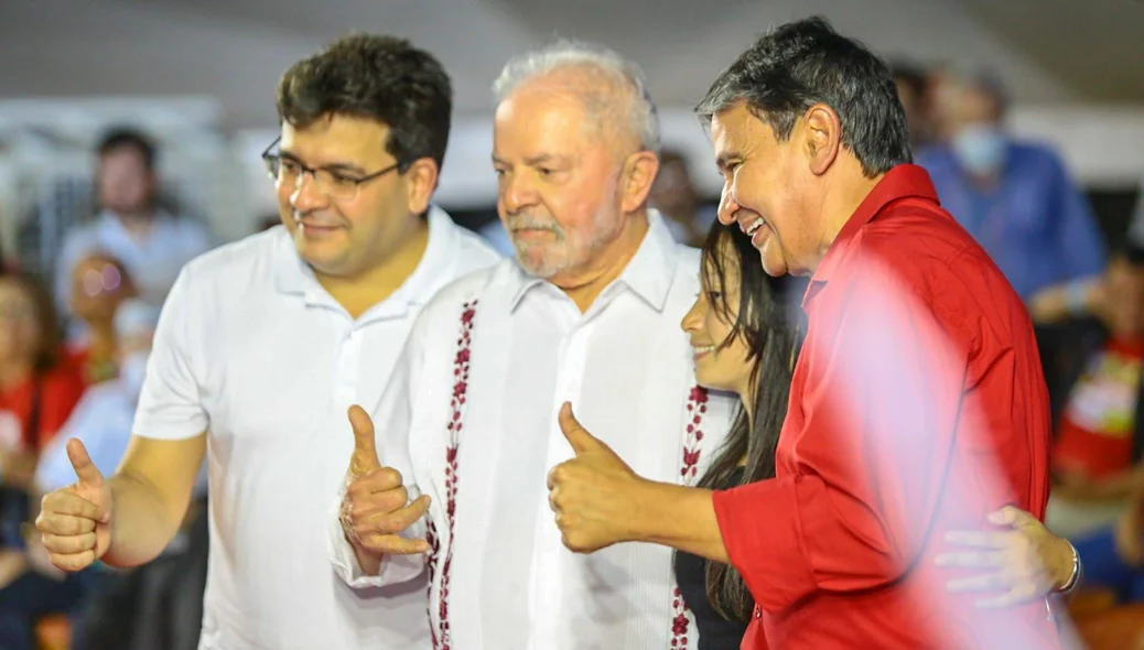 Lula, Wellington Dias e Rafael Fonteles