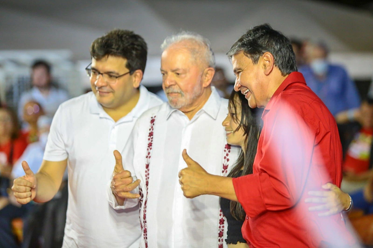 Lula, Wellington Dias e Rafael Fonteles