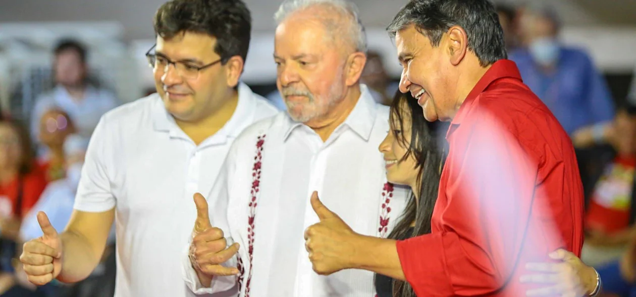Lula, Wellington Dias e Rafael Fonteles