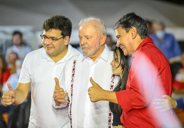 Lula, Wellington Dias e Rafael Fonteles