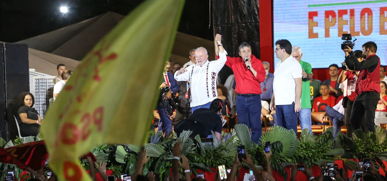 Lula, Wellington Dias e Rafael Fonteles