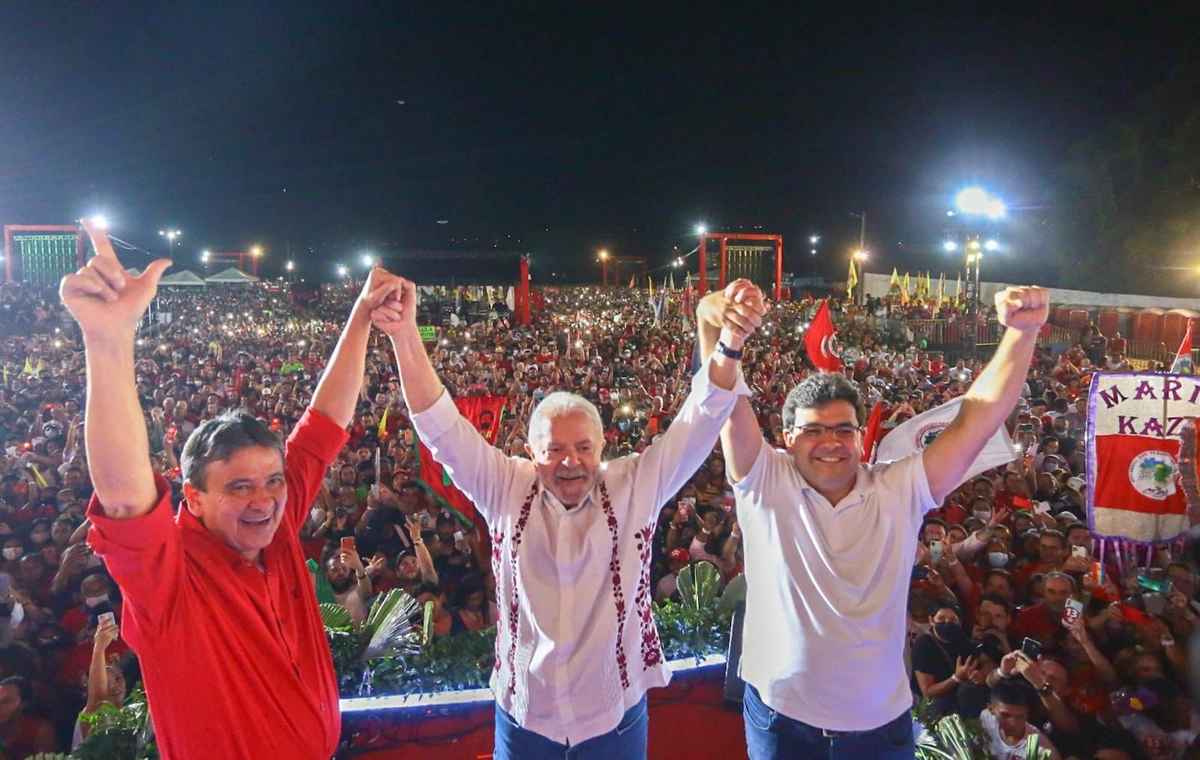 Lula, Wellington Dias e Rafael Fonteles