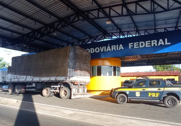 Madeira ilegal apreendida em Piripiri