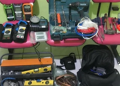 Material recuperado pela PM em Marcolândia