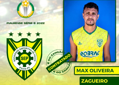 Max Oliveira, zagueiro do Picos