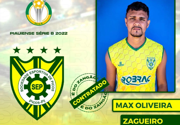 Max Oliveira, zagueiro do Picos