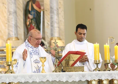 Missa celebrada pelo Dom Jacinto Brito