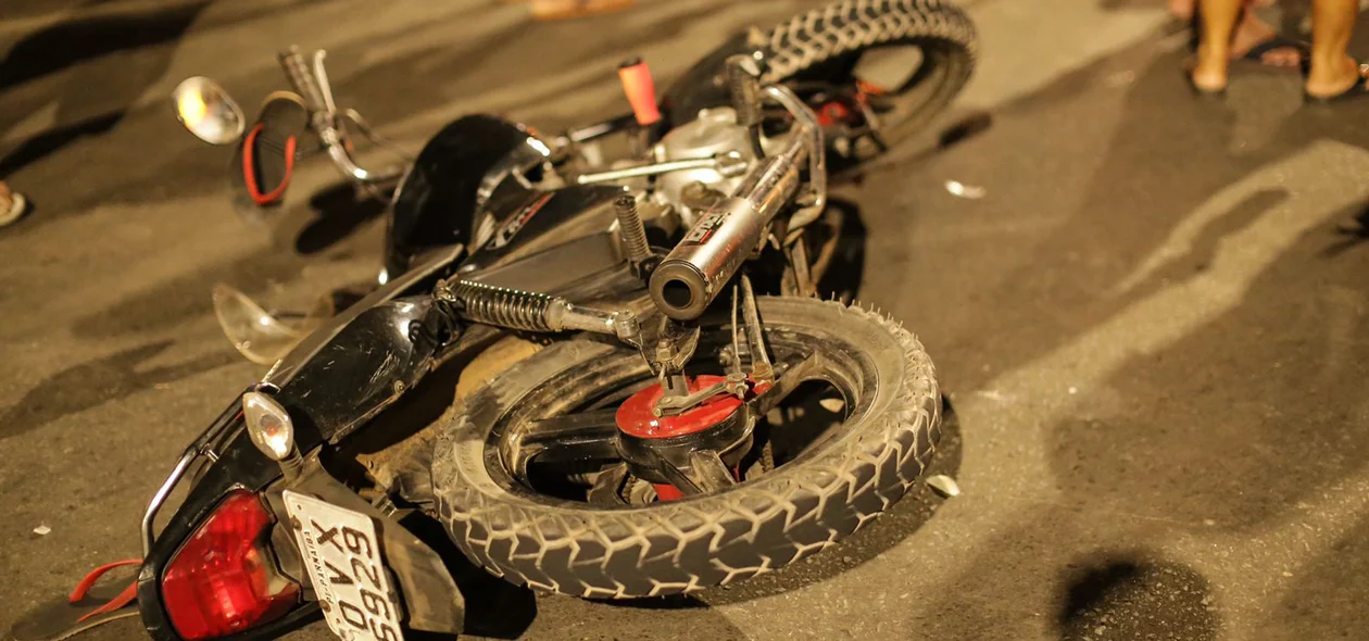 Motociclista se evadiu do local