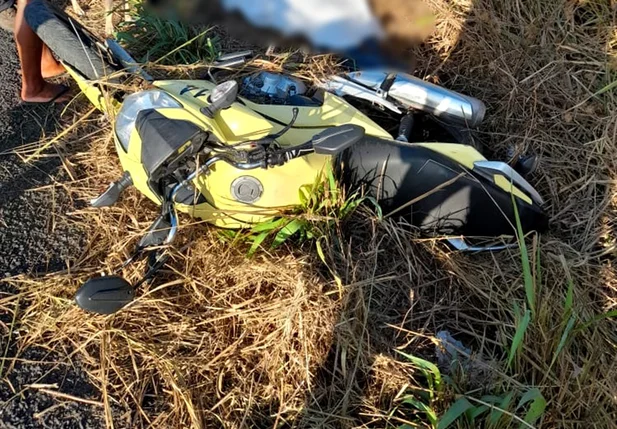 Mototaxista morre em acidente na zona rural de Teresina