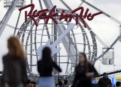 Movimentação durante evento teste no Rock In Rio 2022