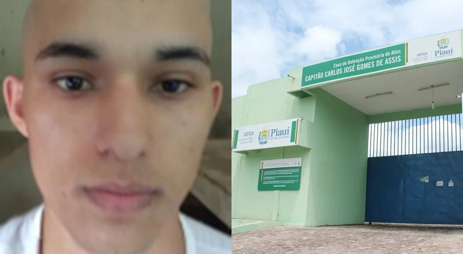 Murilo Gabriel Oliveira Gomes, fugitivo da Cadeia de Altos