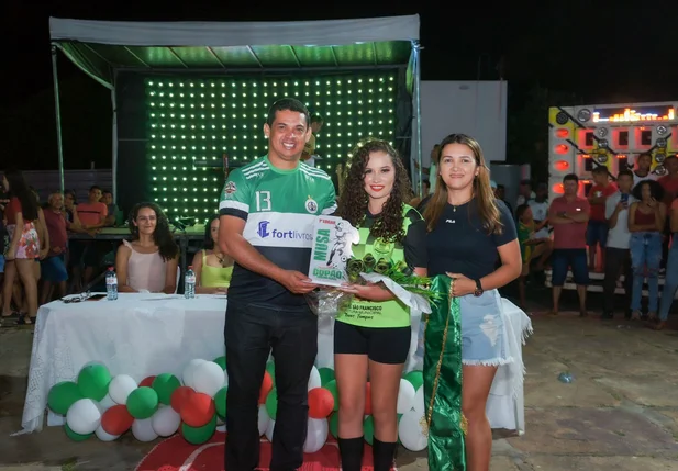 Musa do time Lagoa de Fora foi campeã