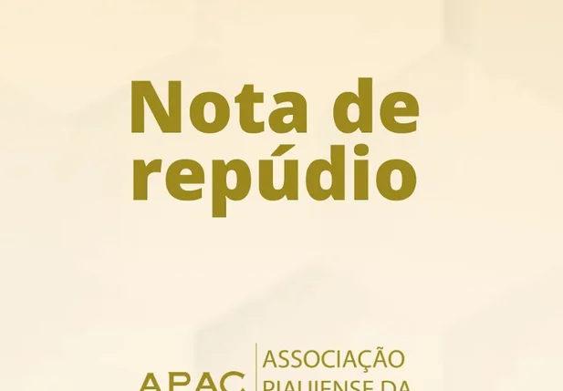 Nota de repúdio