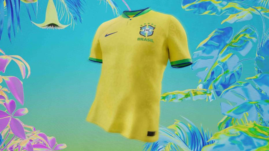 Nova camisa que seleção brasileira vestirá no Catar