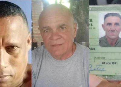 Policiais Luís Celso, José Valdeck e Cleto de Paula