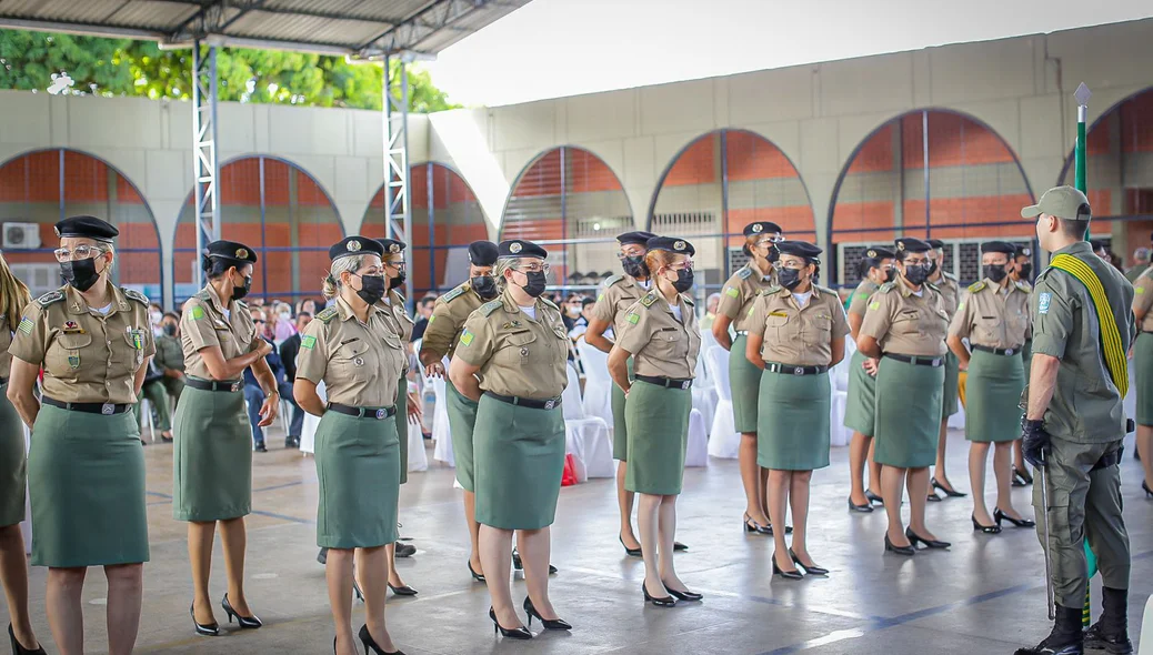 Policiais militares mulheres foram homenageadas