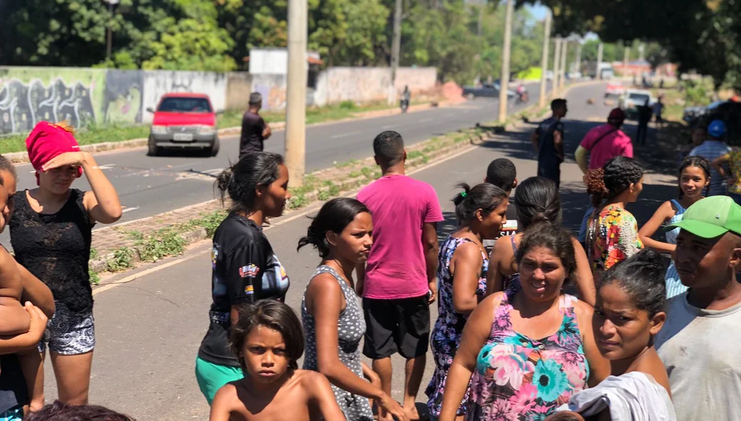 População manifestou contra a desapropriação