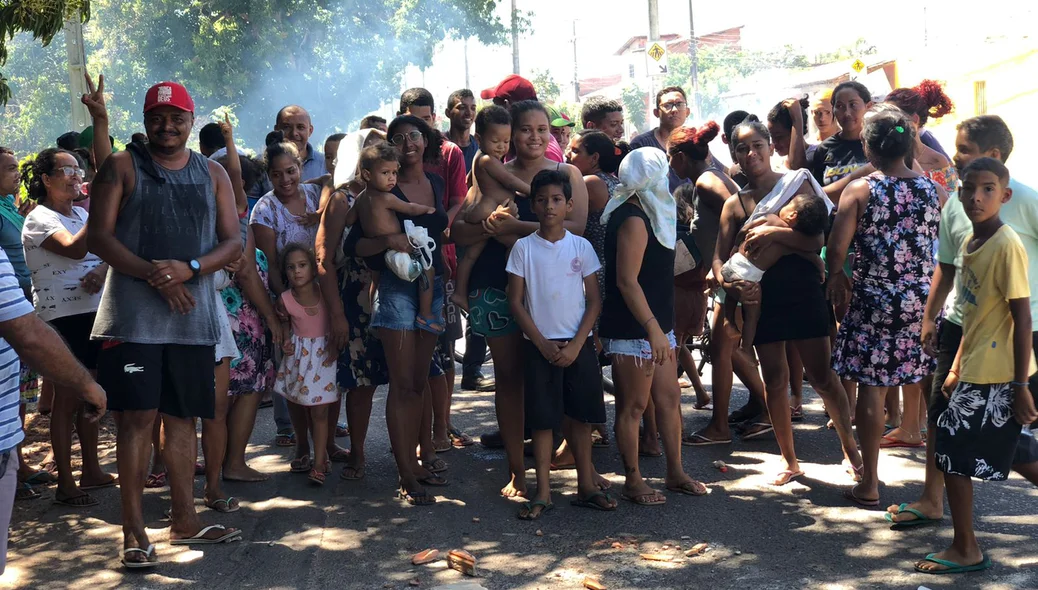 População na manifestação