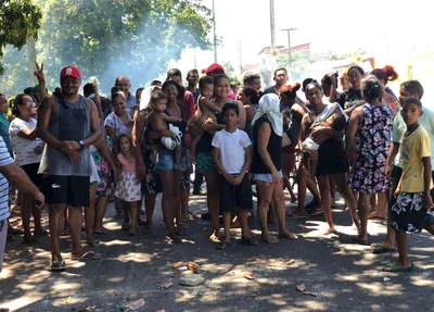 População na manifestação