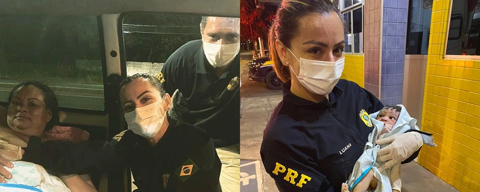 PRF realizou parto dentro de veículo em Teresina