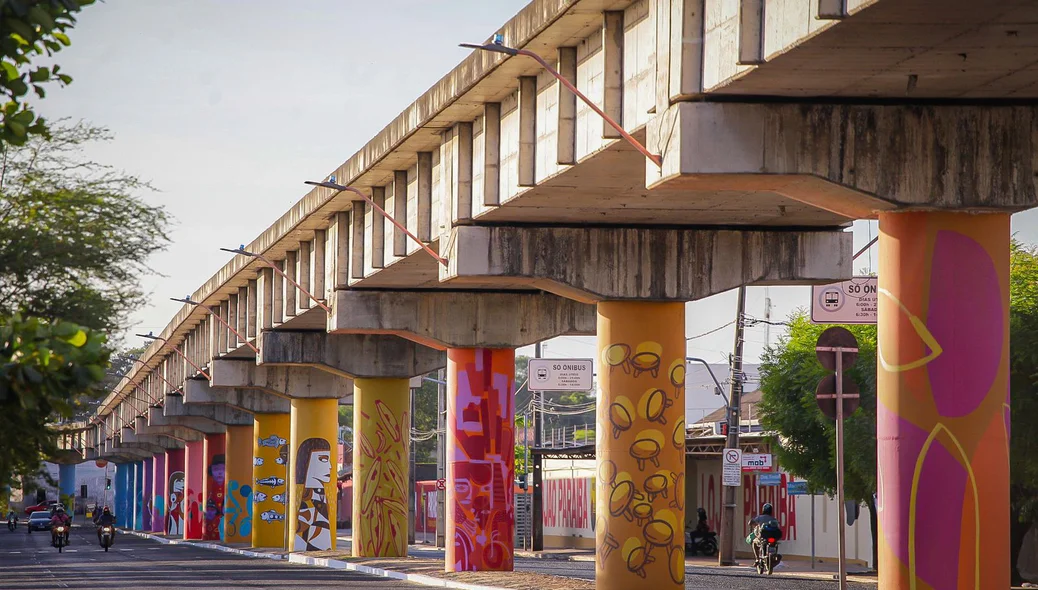 Projeto Retalhos promoveu a transformação da paisagem urbana da Avenida Maranhão, em Teresina