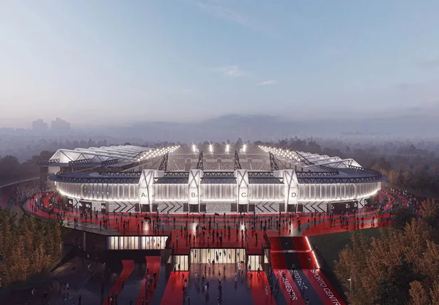 Provável novo estádio do Flamengo