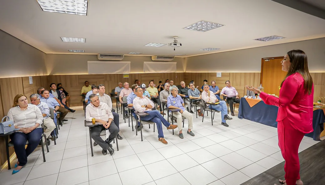 Reunião com empresários