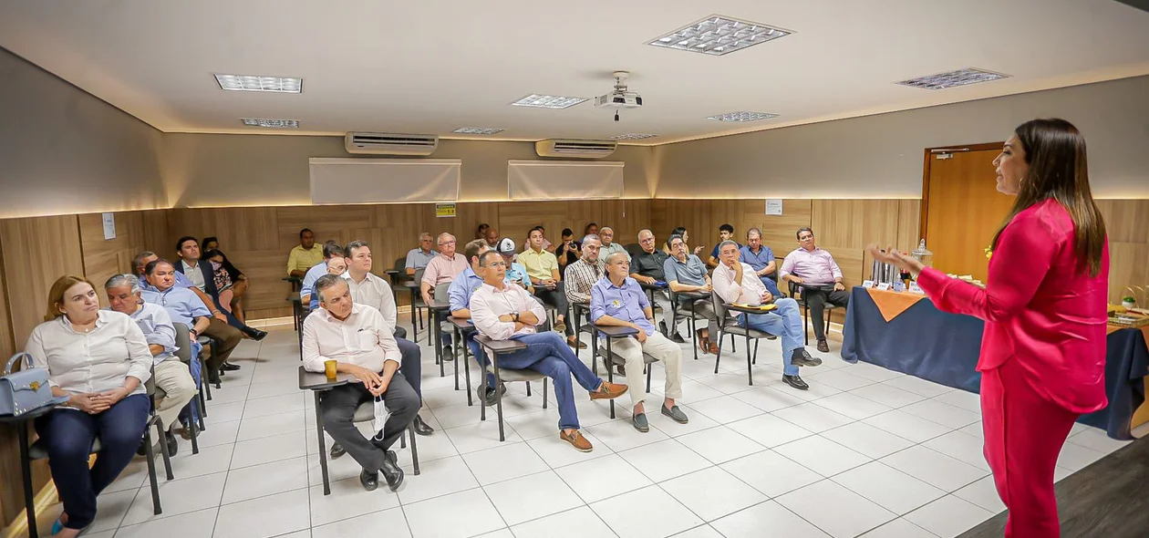 Reunião com empresários