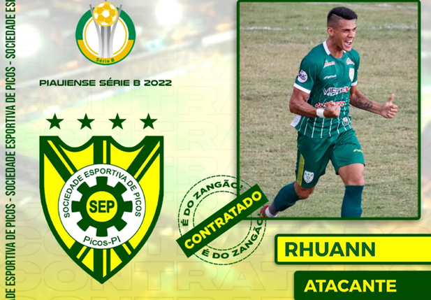 Rhuann, atacante do Picos