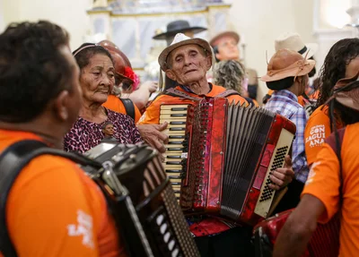 Sanfoneiros de todas as idades participaram do evento