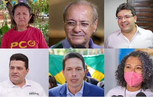 Seis candidatos ao Governo do Piauí