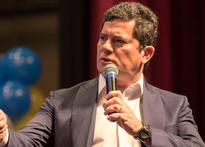 Sergio Moro, pré-candidato ao senado, durante Convenção Estadual do União Brasil