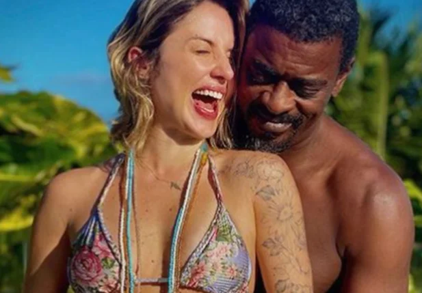 Seu Jorge e Karina Barbieri esperam o primeiro filho juntos