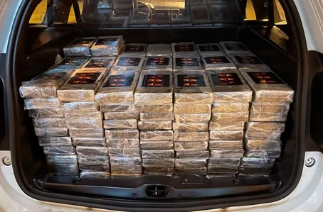Tabletes de cocaína apreendidos em Presidente Prudente