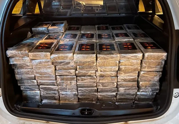 Tabletes de cocaína apreendidos em Presidente Prudente
