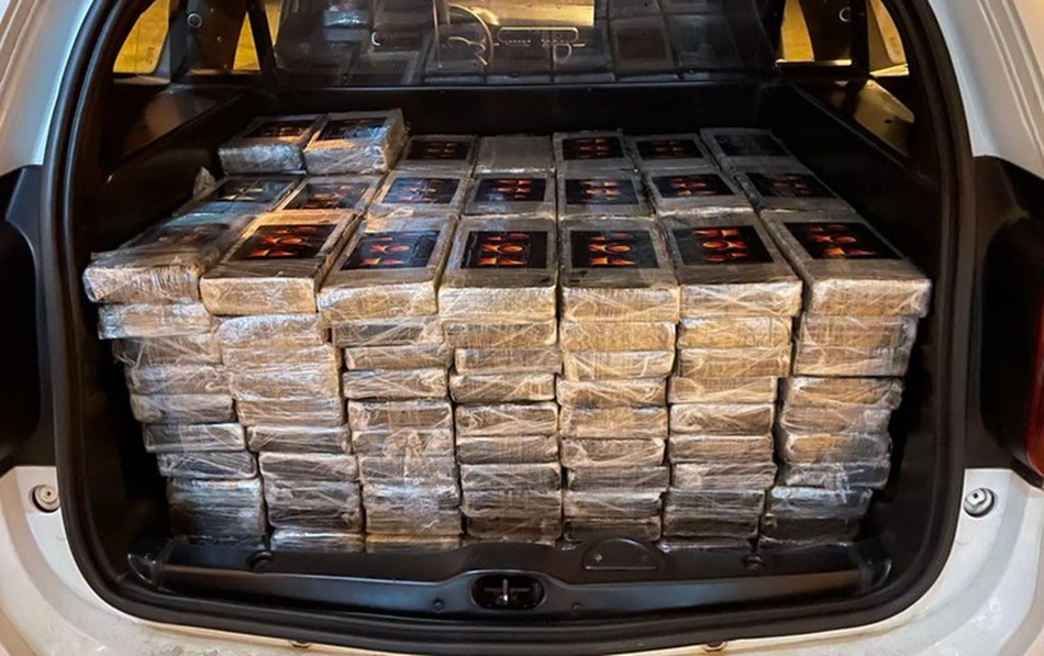 Tabletes de cocaína apreendidos em Presidente Prudente