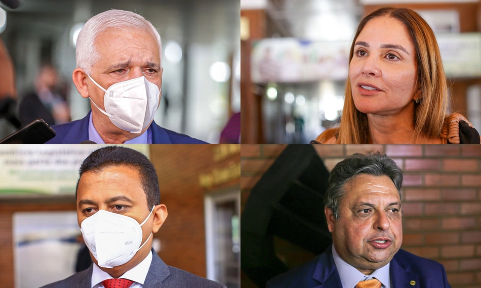 Themístocles Filho, Lucy Soares, Francisco Costa e Júlio Arcoverde não vão disputar reeleição