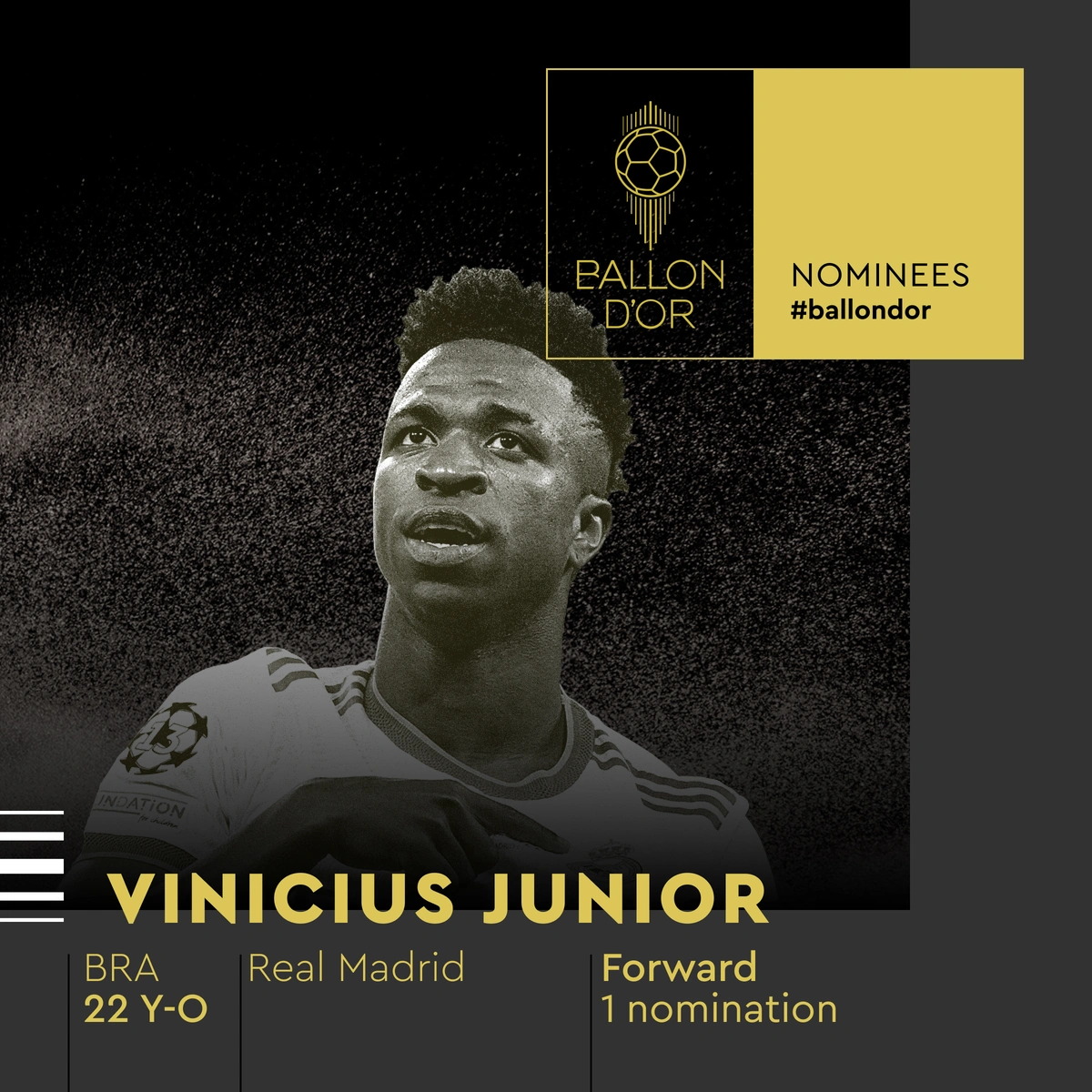 Bola de Ouro 2023: France Football divulga finalistas do prêmio de melhor  jogador do mundo; Vini Jr. está no top-30