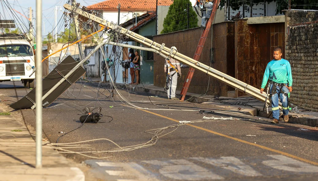 A situação ocorreu nesta segunda-feira
