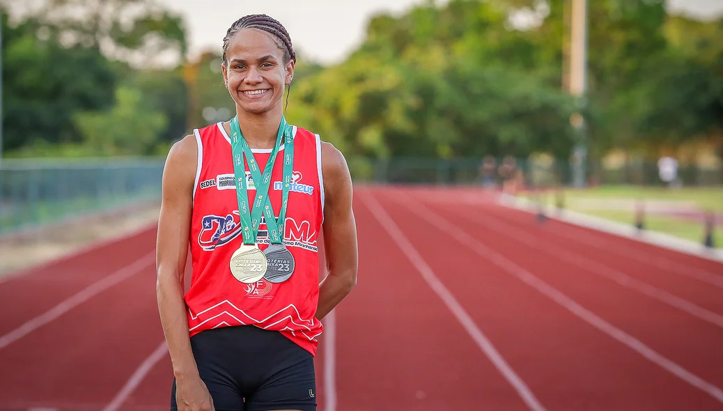 A velocista conquistou o bicampeonato no Brasileiro sub-23 de atletismo
