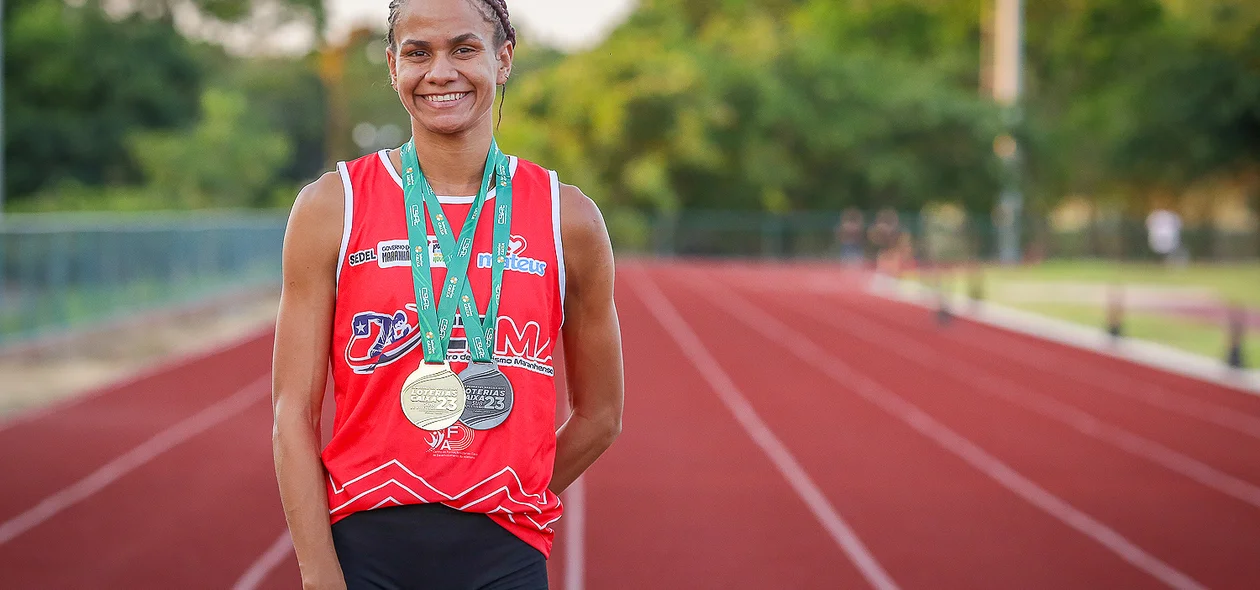 A velocista conquistou o bicampeonato no Brasileiro sub-23 de atletismo