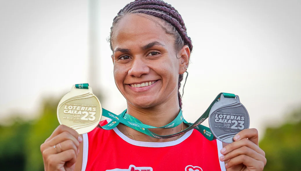 A velocista Letícia Lima