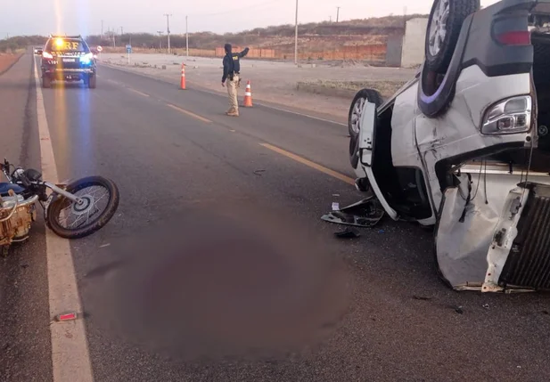 Acidente aconteceu na BR 407