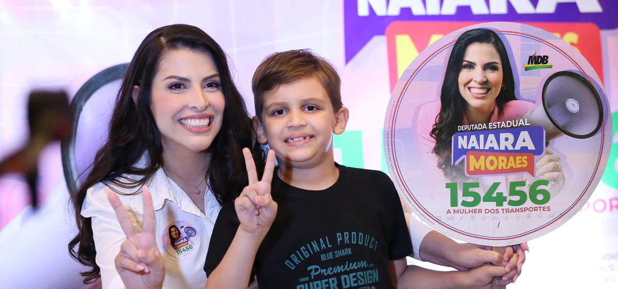 Apoiadores estiveram com Naiara Moraes