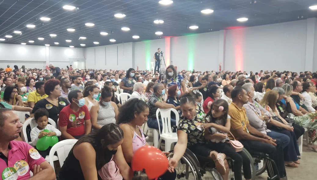 Apoiadores presentes na reunião de Marcos Aurélio Sampaio