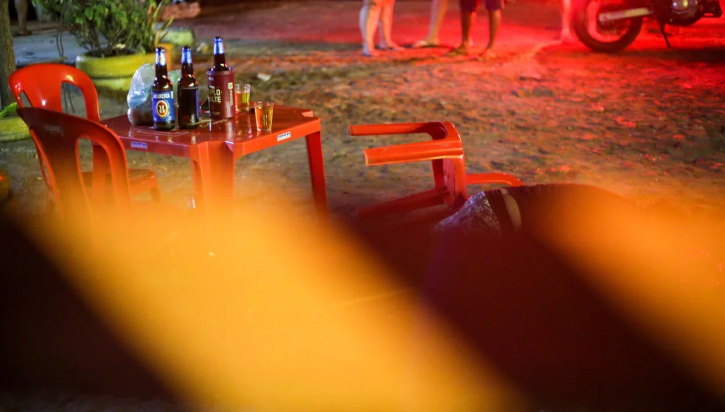 Área do crime foi isolada