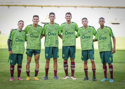 Atletas do Sub-20 do Fluminense-PI